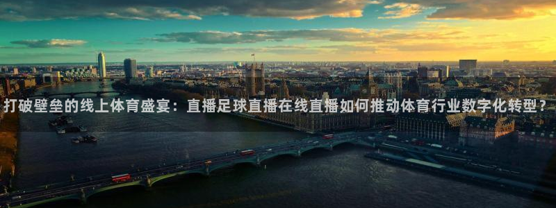 打破壁垒的线上体育盛宴：直播足球直播在线直播如何推动体育行业数字化转型？