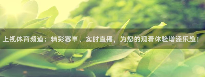 上视体育频道：精彩赛事、实时直播，为您的观看体验增添乐趣！