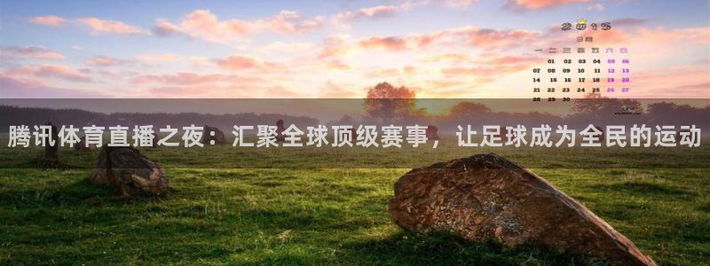 腾讯体育直播之夜：汇聚全球顶级赛事，让足球成为全民的运动