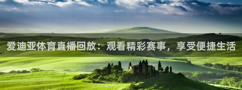 爱迪亚体育直播回放：观看精彩赛事，享受便捷生活